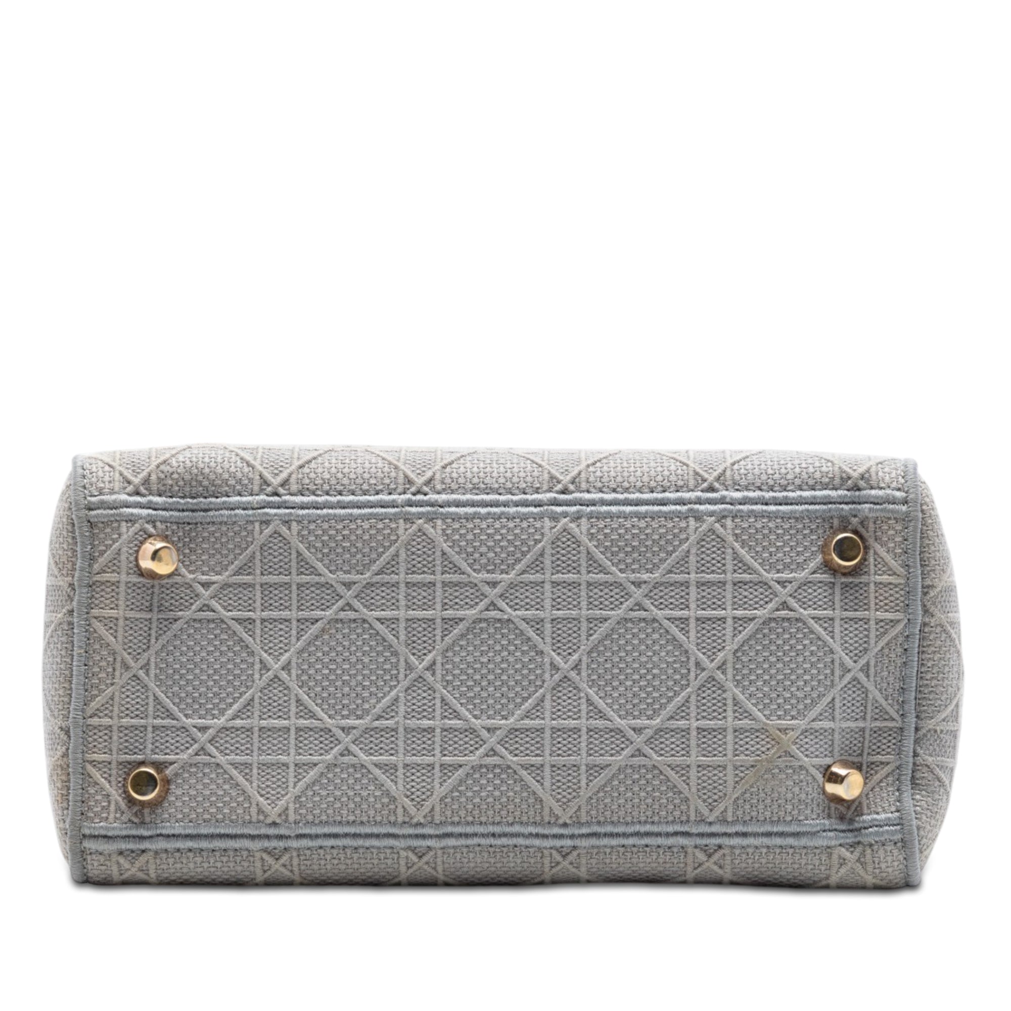 Medium Canvas Cannage Lady D Lite - Image 3