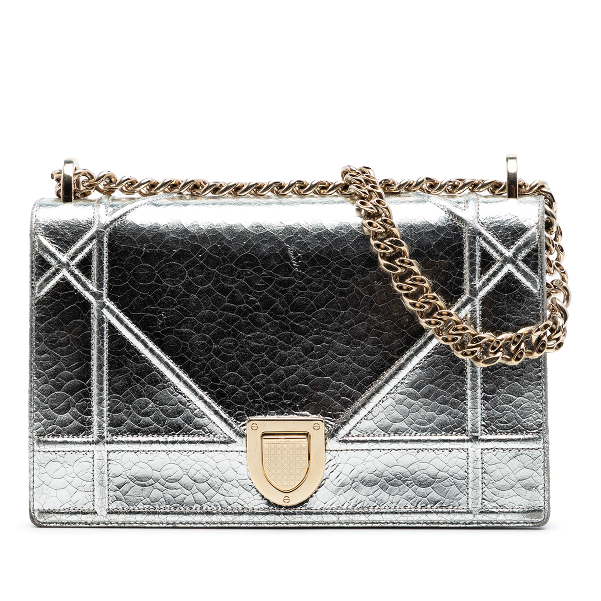 Medium Metallic Crackled Deerskin Diorama Flap - Image 1