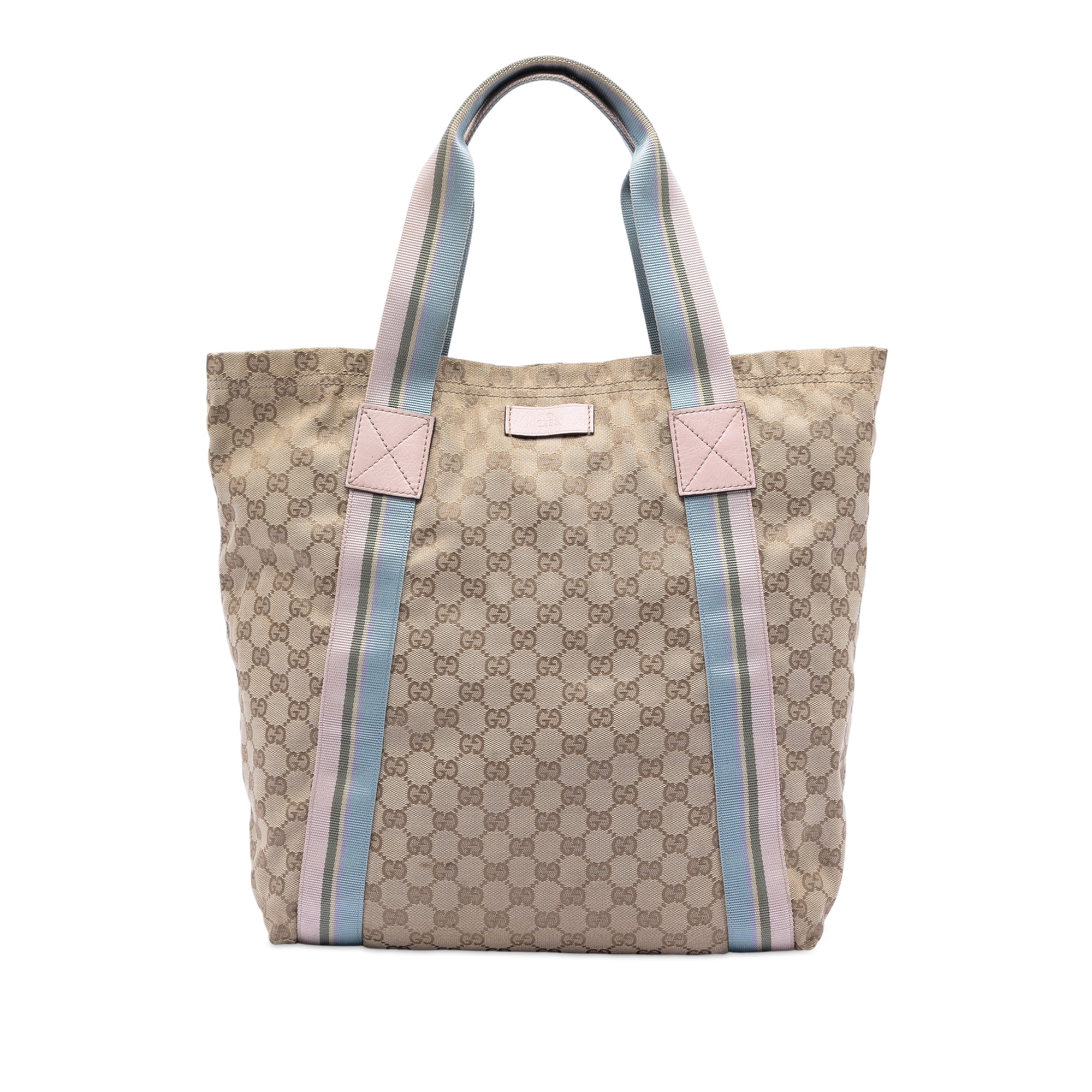 GG Canvas Web Tote - Image 1