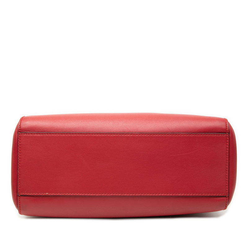 Small Leather Bamboo Nymphaea Satchel - Image 3