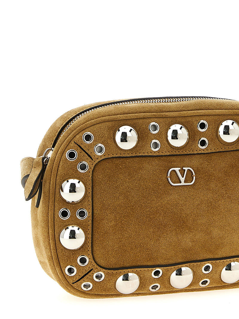 Valentino Garavani Crossbody Bag — Camel