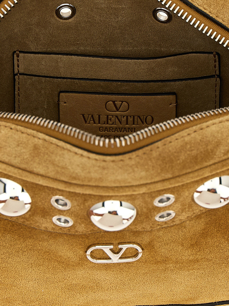 Valentino Garavani Crossbody Bag — Camel