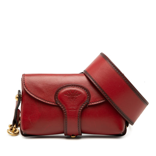 Mini Leather D Bee Saddle Bag - Image 1