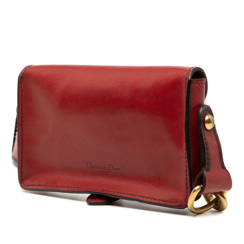 Mini Leather D Bee Saddle Bag - Image 2