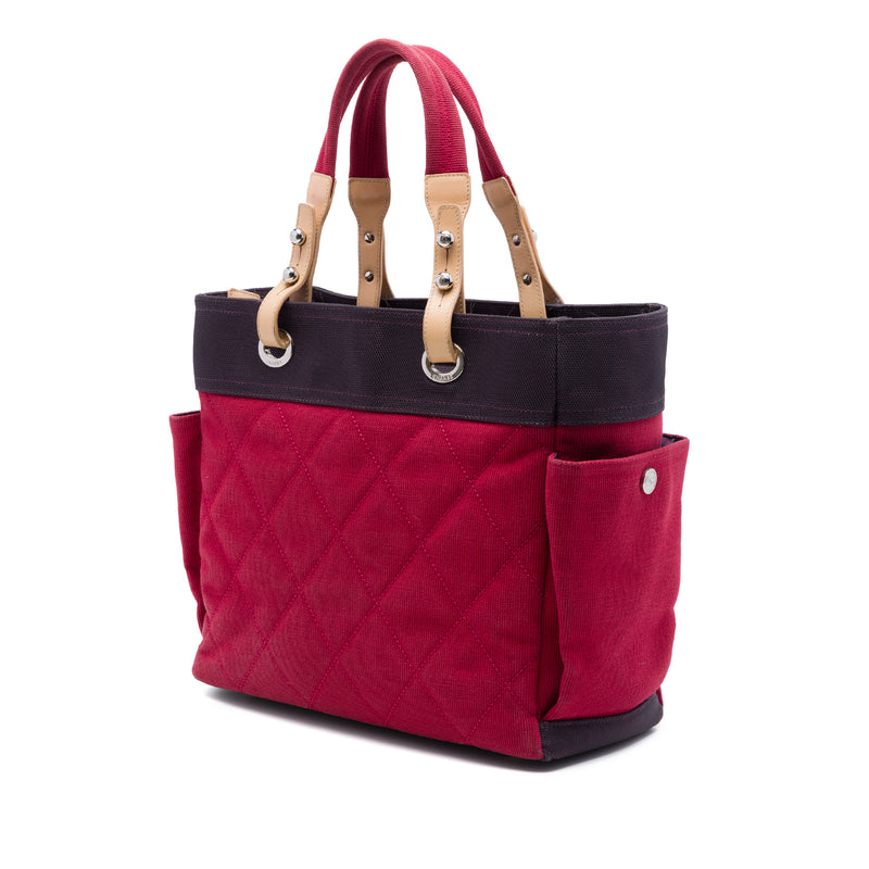 Large Quilted Canvas Paris Biarritz Tote - Image 2