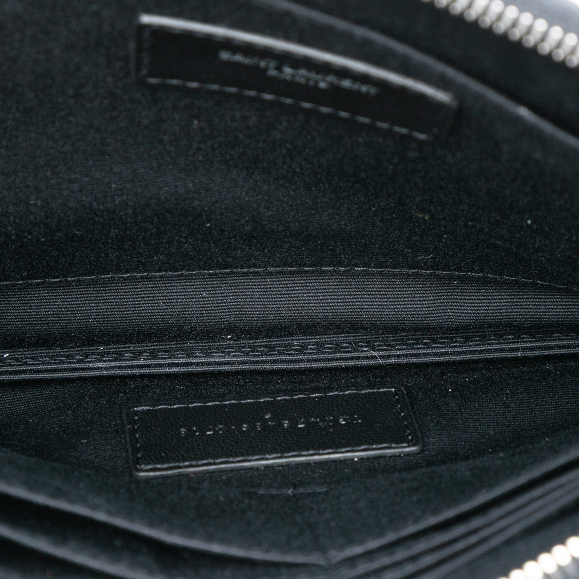 Croc Embossed Leather Clutch - Image 4