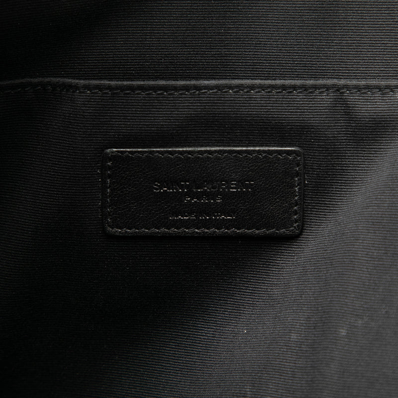 Croc Embossed Leather Clutch - Image 5
