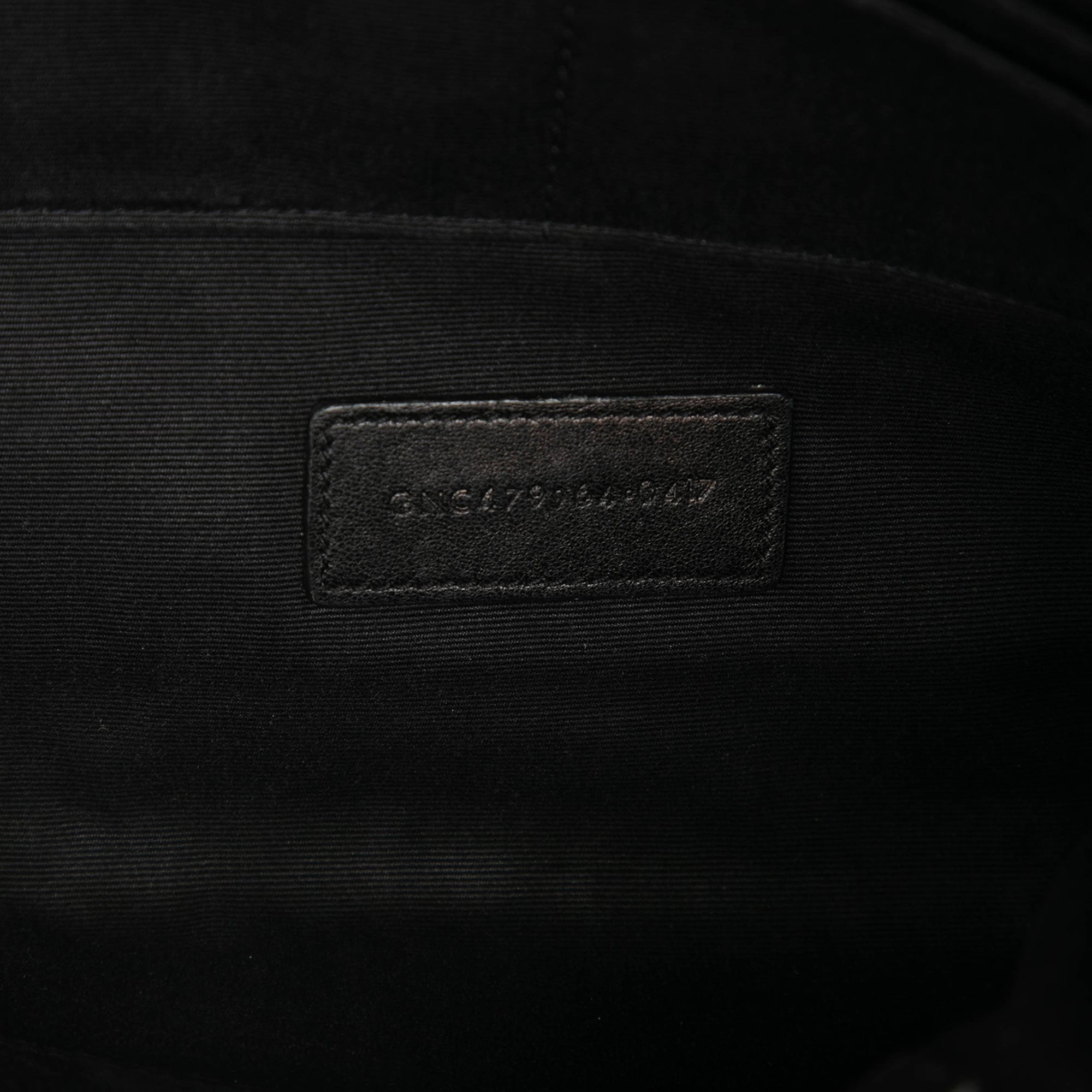 Croc Embossed Leather Clutch - Image 6