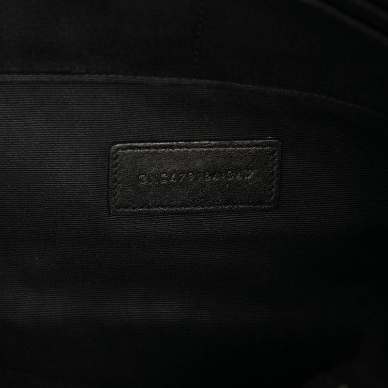 Croc Embossed Leather Clutch - Image 6