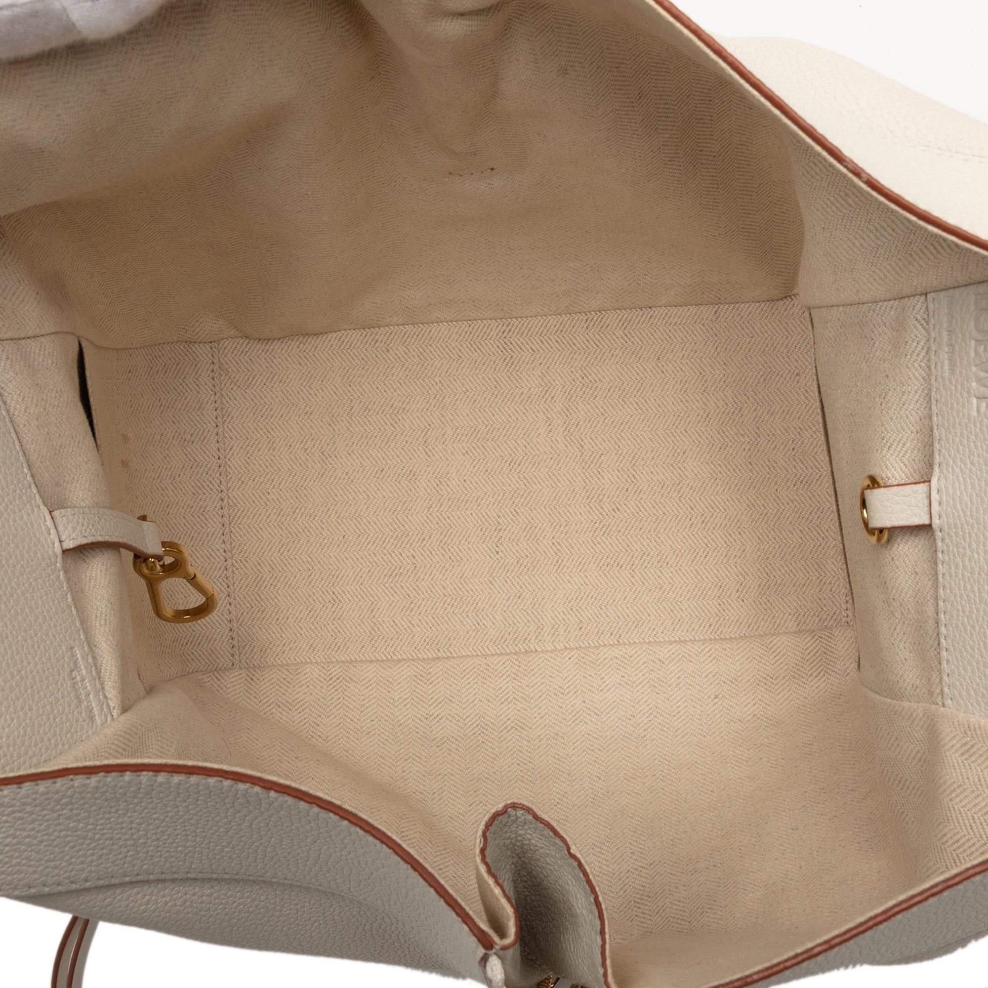 Medium Grained Calfskin Hammock Satchel - Image 4