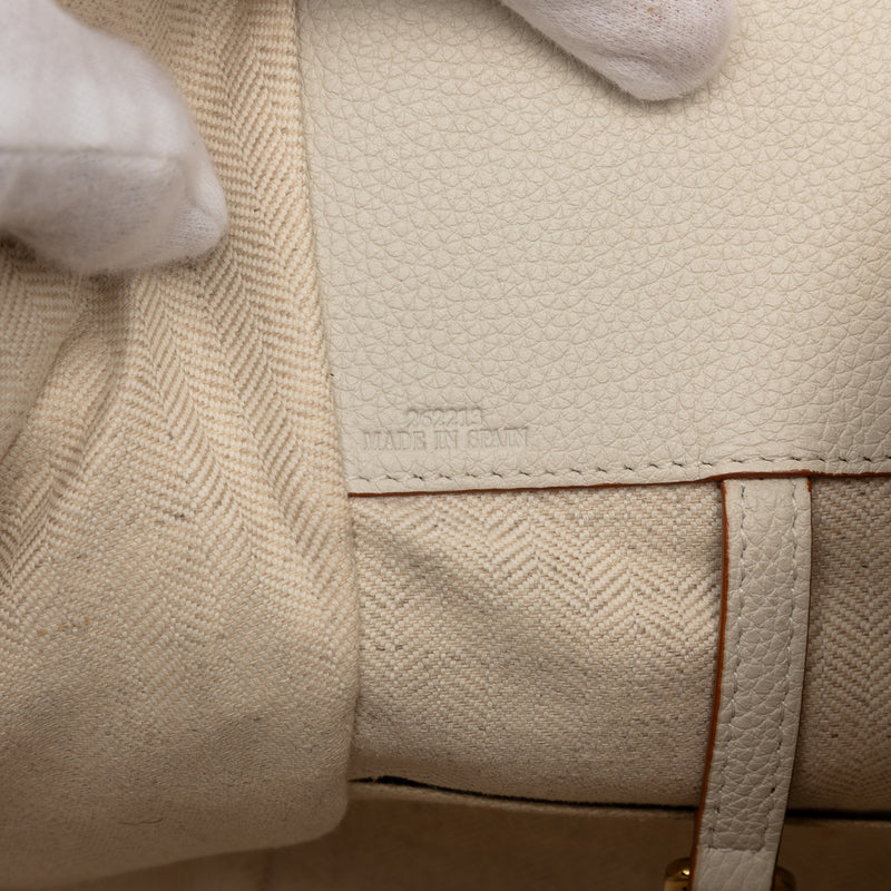 Medium Grained Calfskin Hammock Satchel - Image 6