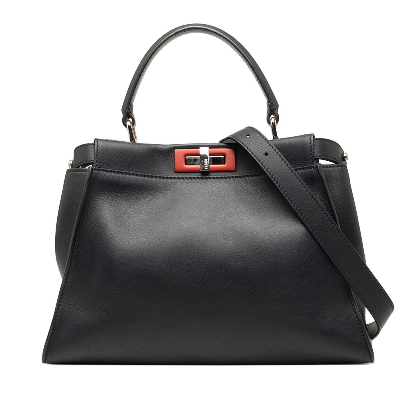 Medium Leather Peekaboo Iconic Satchel - Image 1