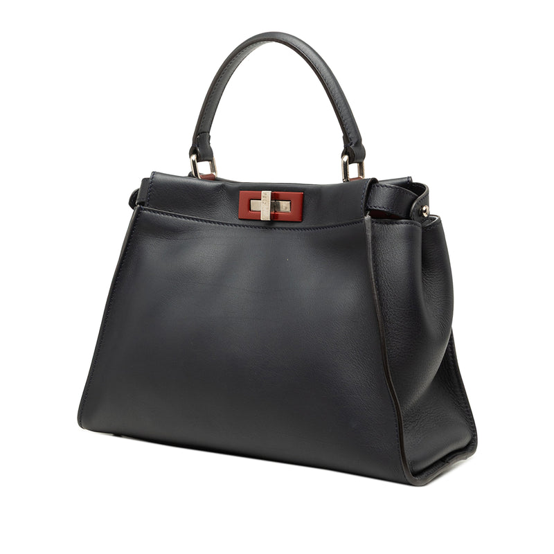 Medium Leather Peekaboo Iconic Satchel - Image 2
