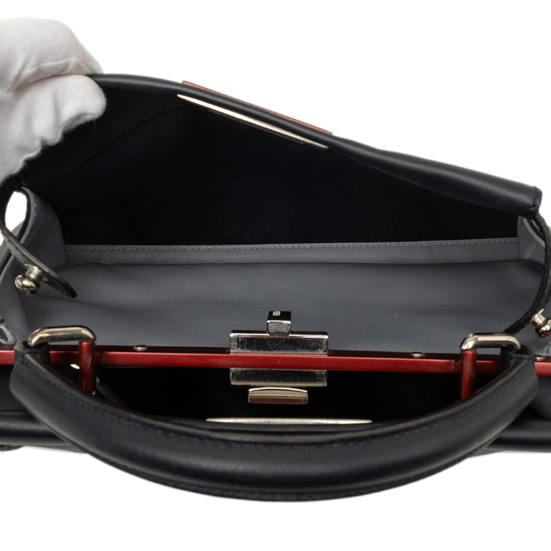 Medium Leather Peekaboo Iconic Satchel - Image 4