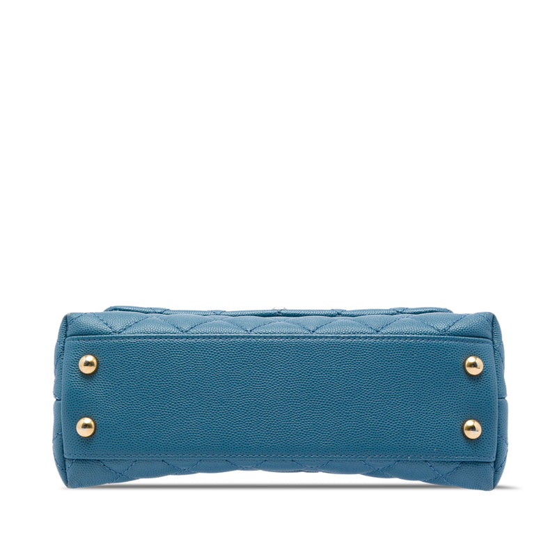 Mini Caviar Coco Top Handle Bag - Image 3
