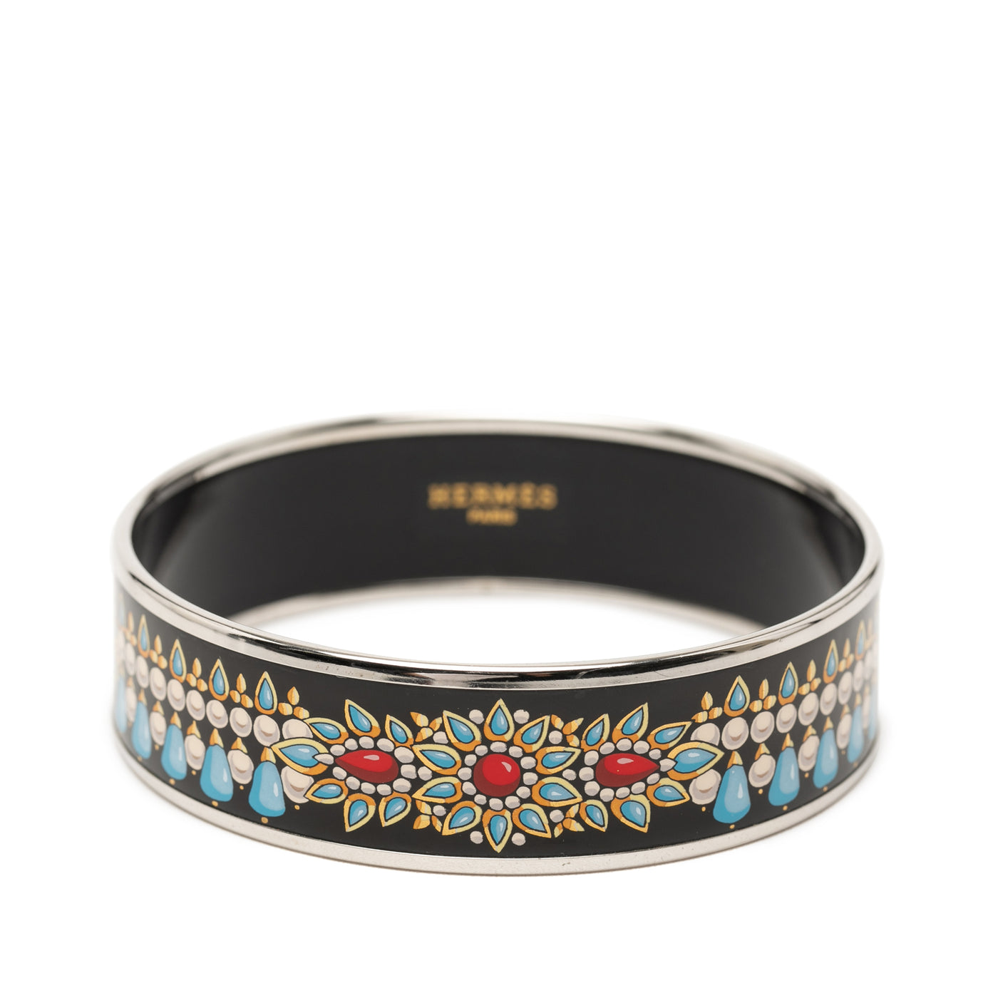 Wide Printed Enamel Bangle 70 - Image 1