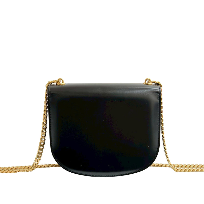 Teen Shiny Calfskin Triomphe Besace Clea Chain Crossbody - Image 2