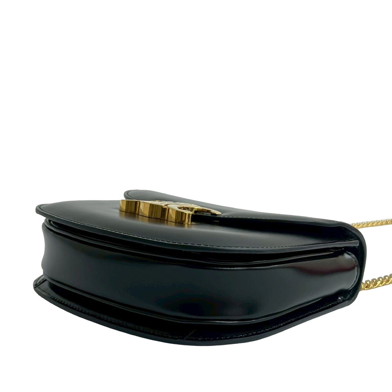 Teen Shiny Calfskin Triomphe Besace Clea Chain Crossbody - Image 7
