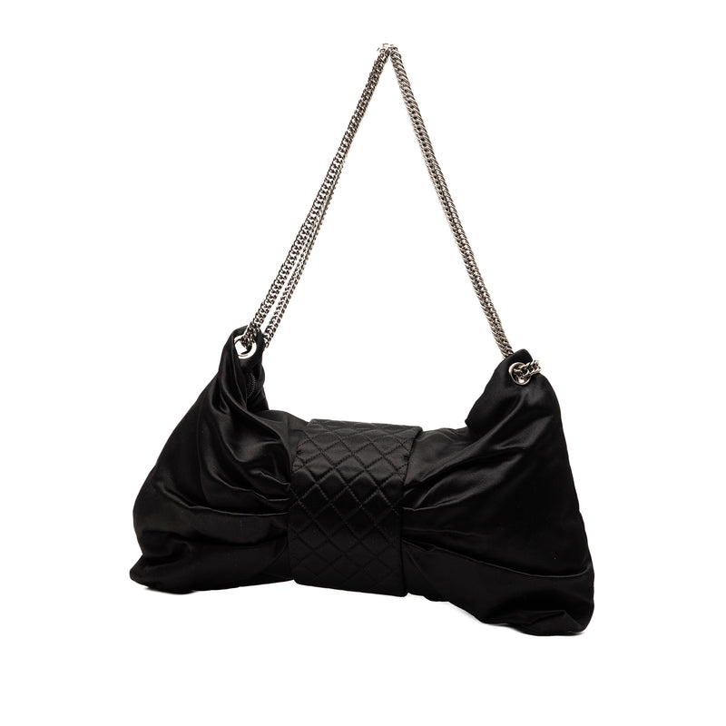 Medium Satin Bow Mademoiselle Shoulder Bag - Image 2
