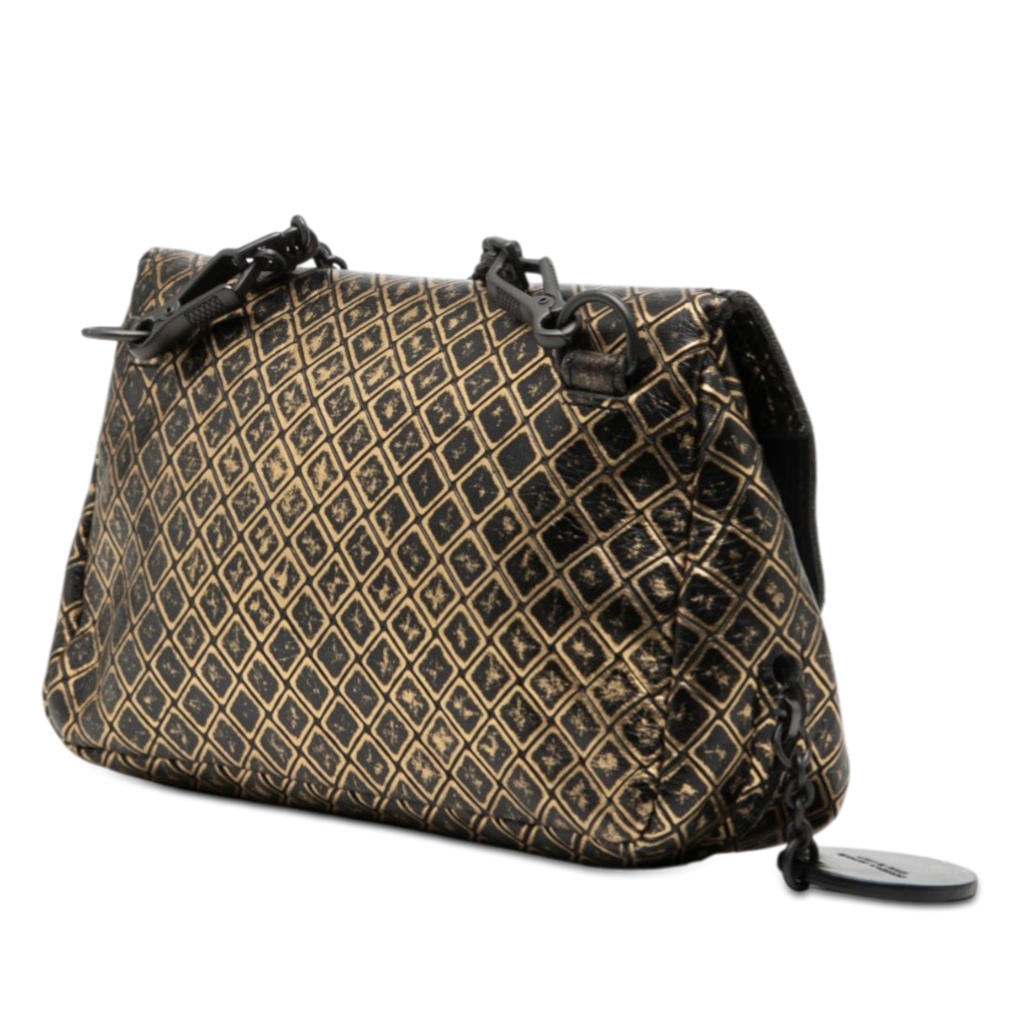 Metallic Calfskin Intrecciomirage Chain Flap Crossbody - Image 2