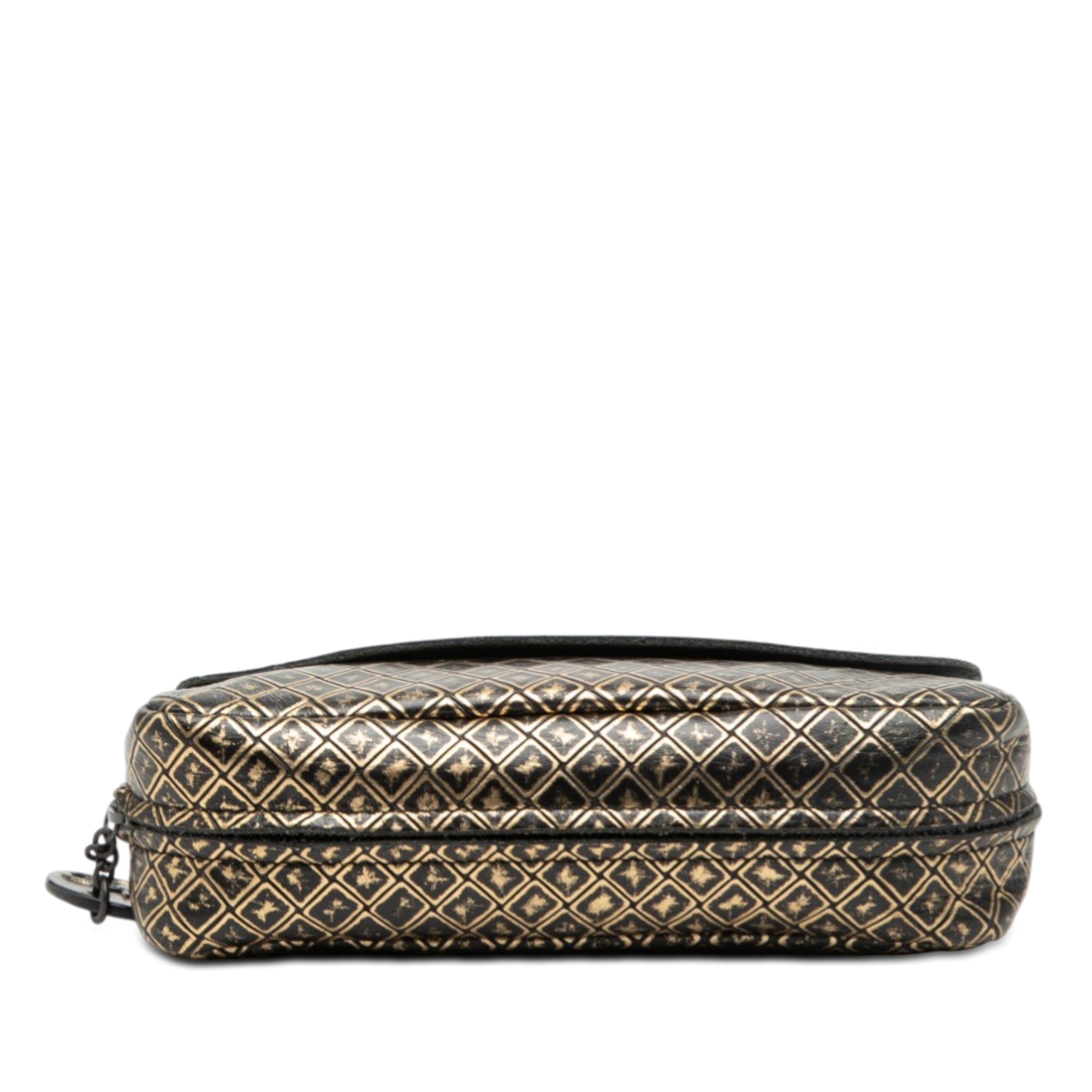 Metallic Calfskin Intrecciomirage Chain Flap Crossbody - Image 3