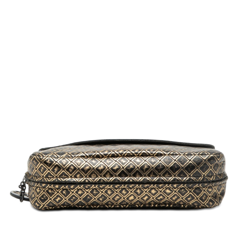 Metallic Calfskin Intrecciomirage Chain Flap Crossbody - Image 3