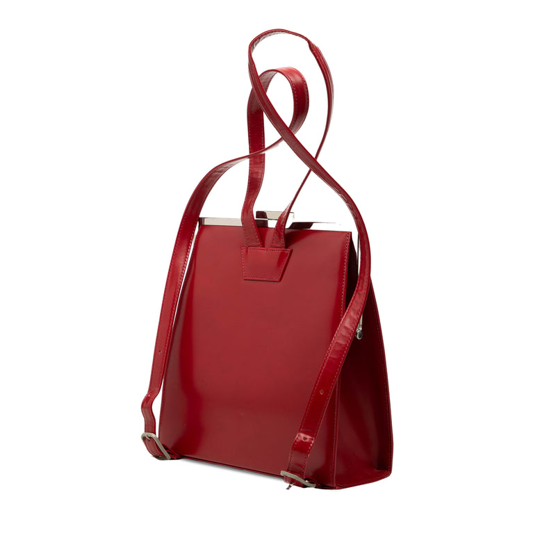 Leather Frame Backpack - Image 2