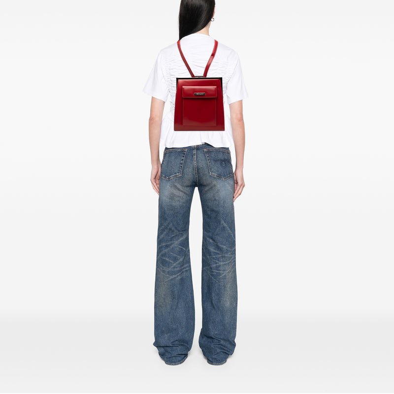 Leather Frame Backpack - Image 9