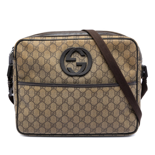 GG Supreme Interlocking G Crossbody - Image 1
