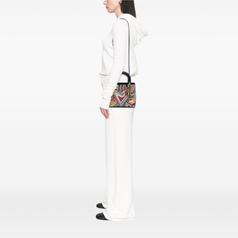 Limited Edition DiorAmour Medium Calfskin Lady Dior - Image 7