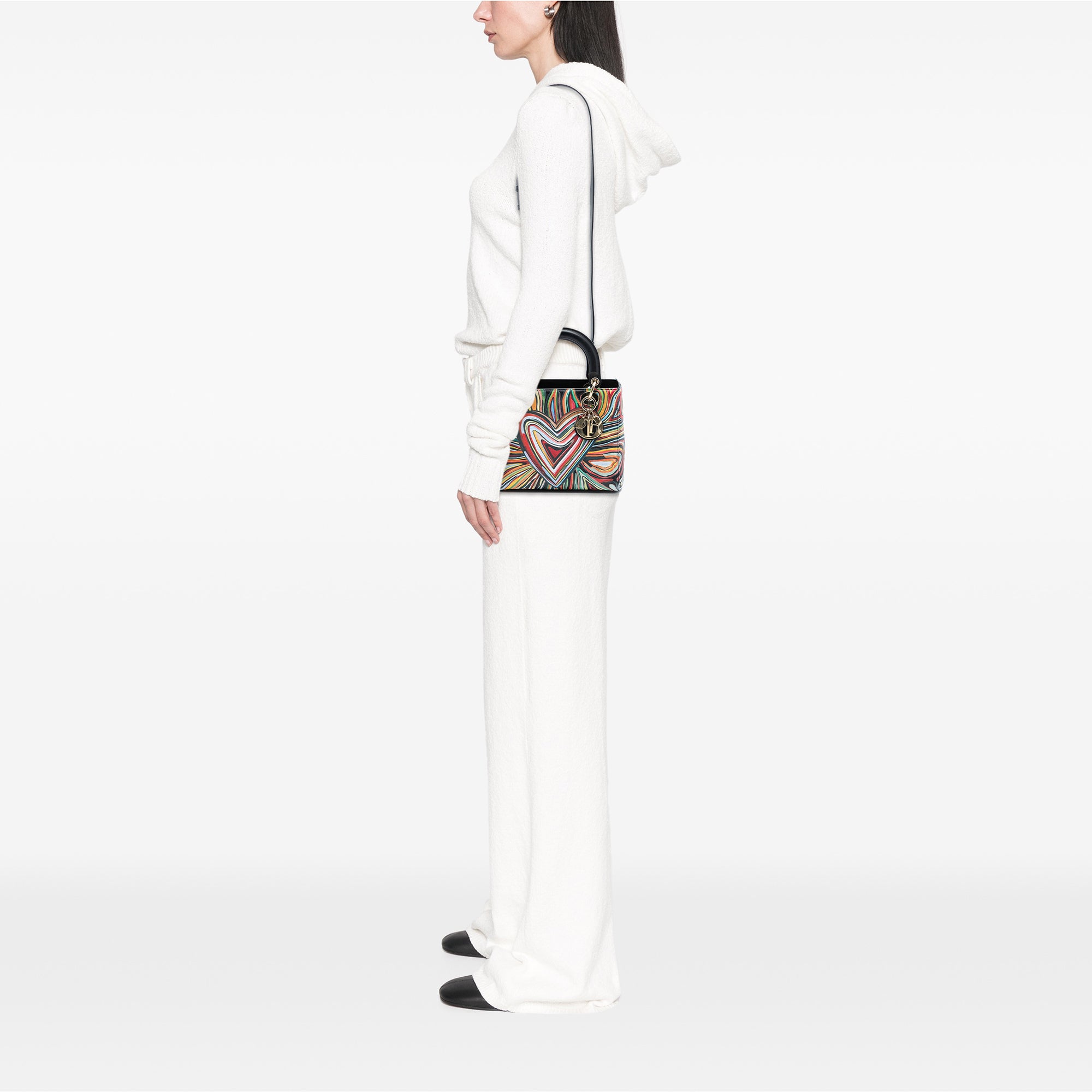 Limited Edition DiorAmour Medium Calfskin Lady Dior - Image 7