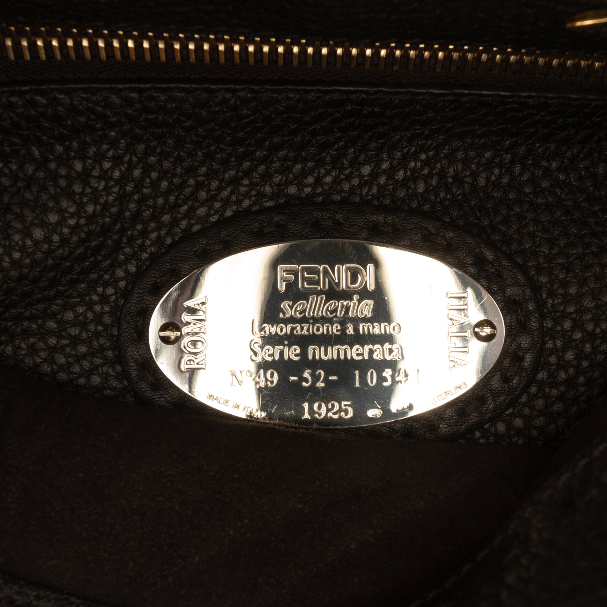 Mini Calfskin Romano Selleria Peekaboo Iconic Fit Satchel - Image 6