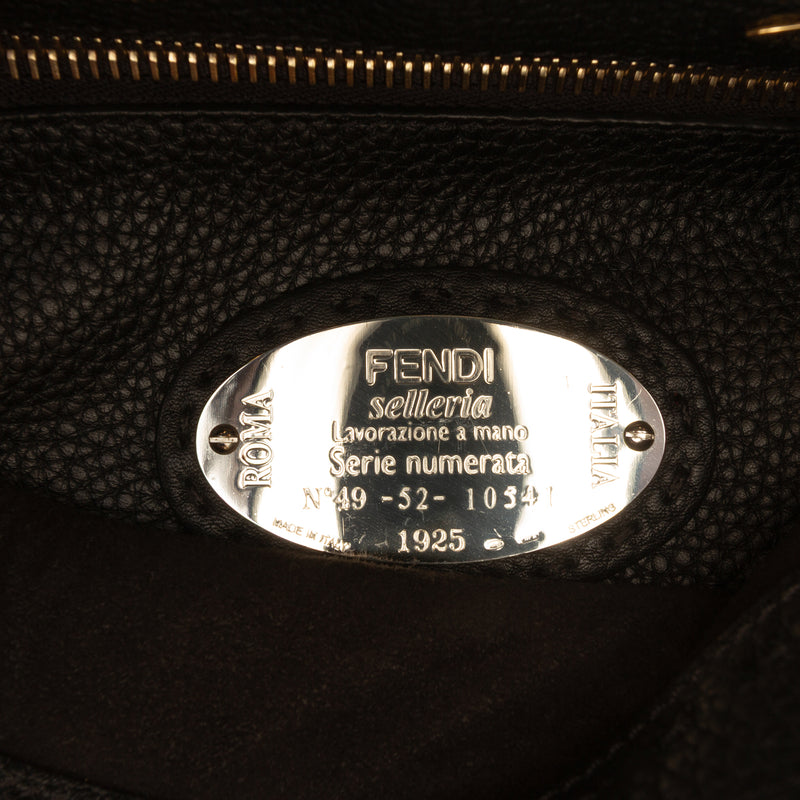 Mini Calfskin Romano Selleria Peekaboo Iconic Fit Satchel - Image 6