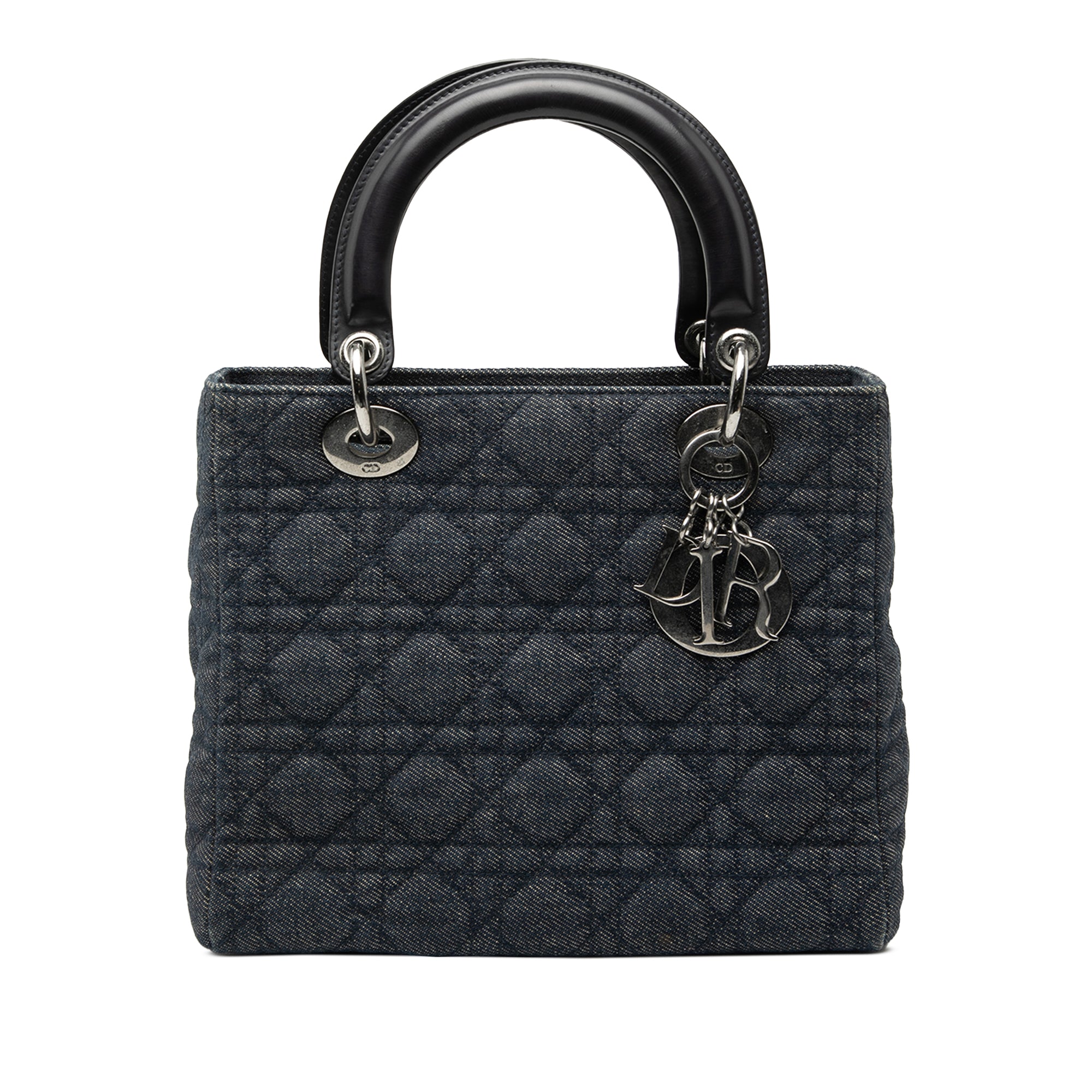 Medium Denim Cannage Lady Dior - Image 1