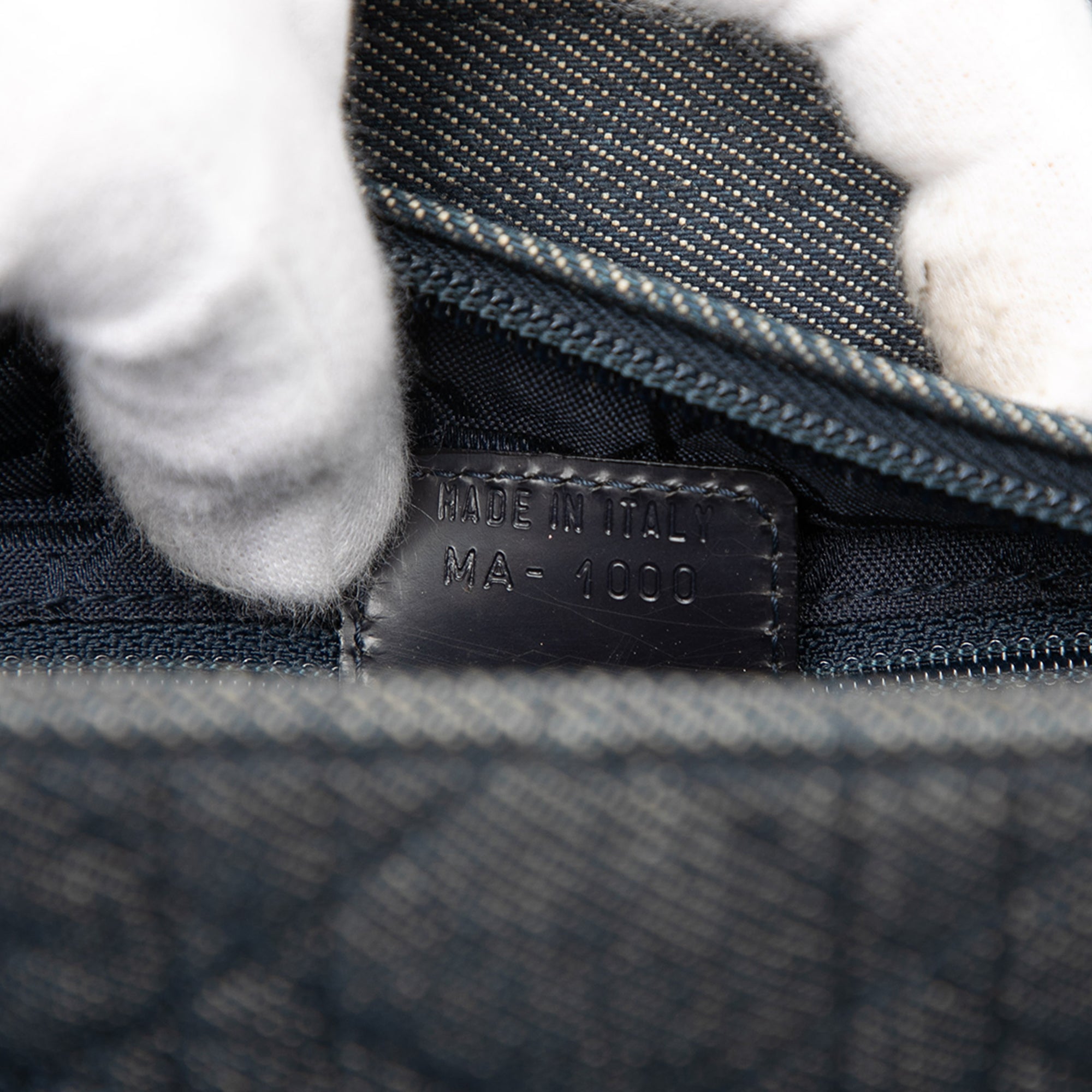 Medium Denim Cannage Lady Dior - Image 6