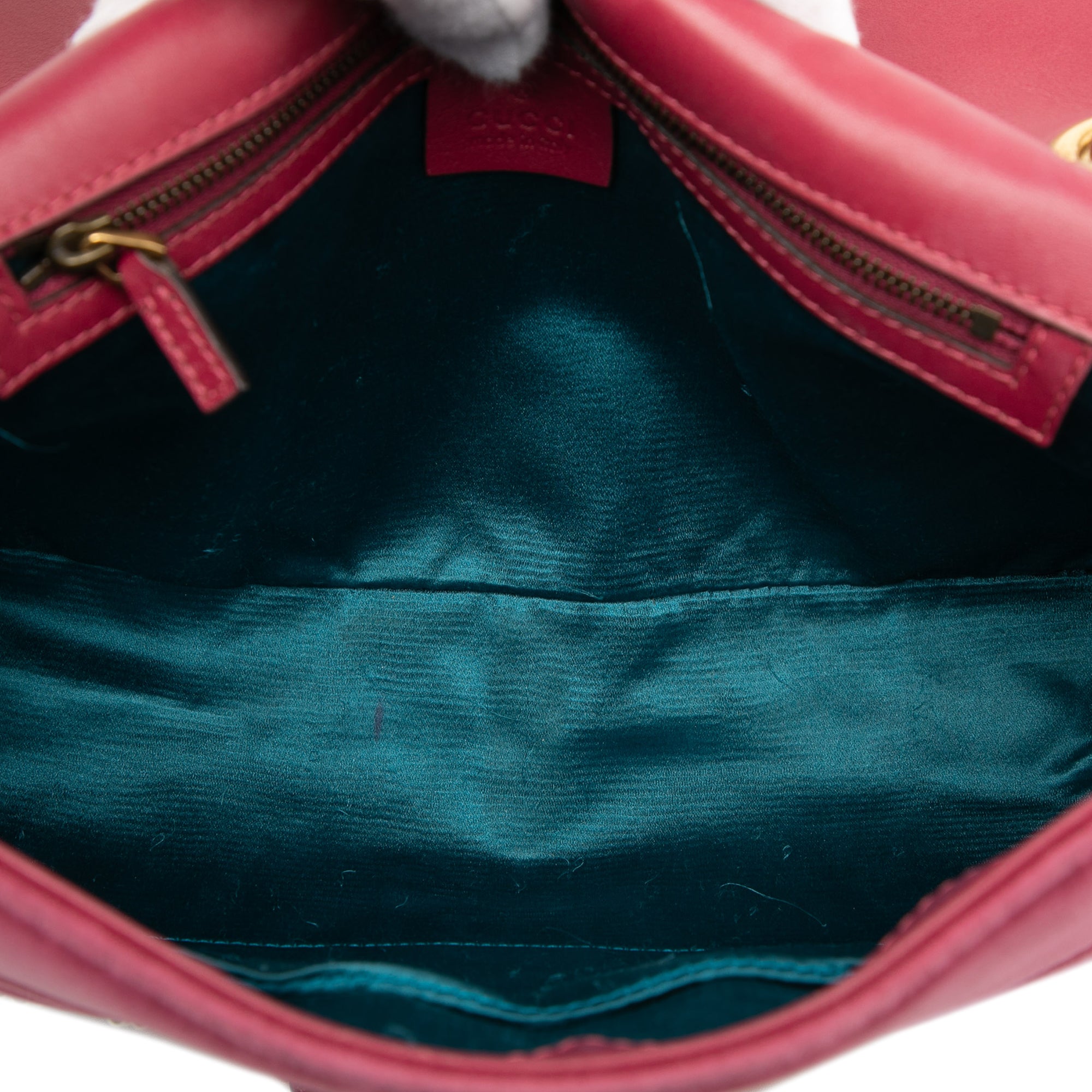 Large GG Marmont Matelasse Velvet Embroidered Blind For Love Shoulder Bag - Image 4