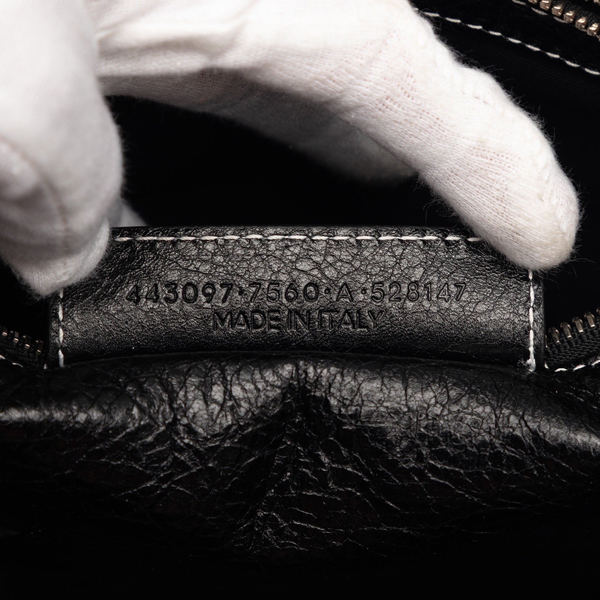 Lambskin Bazar Shopper Satchel M - Image 6