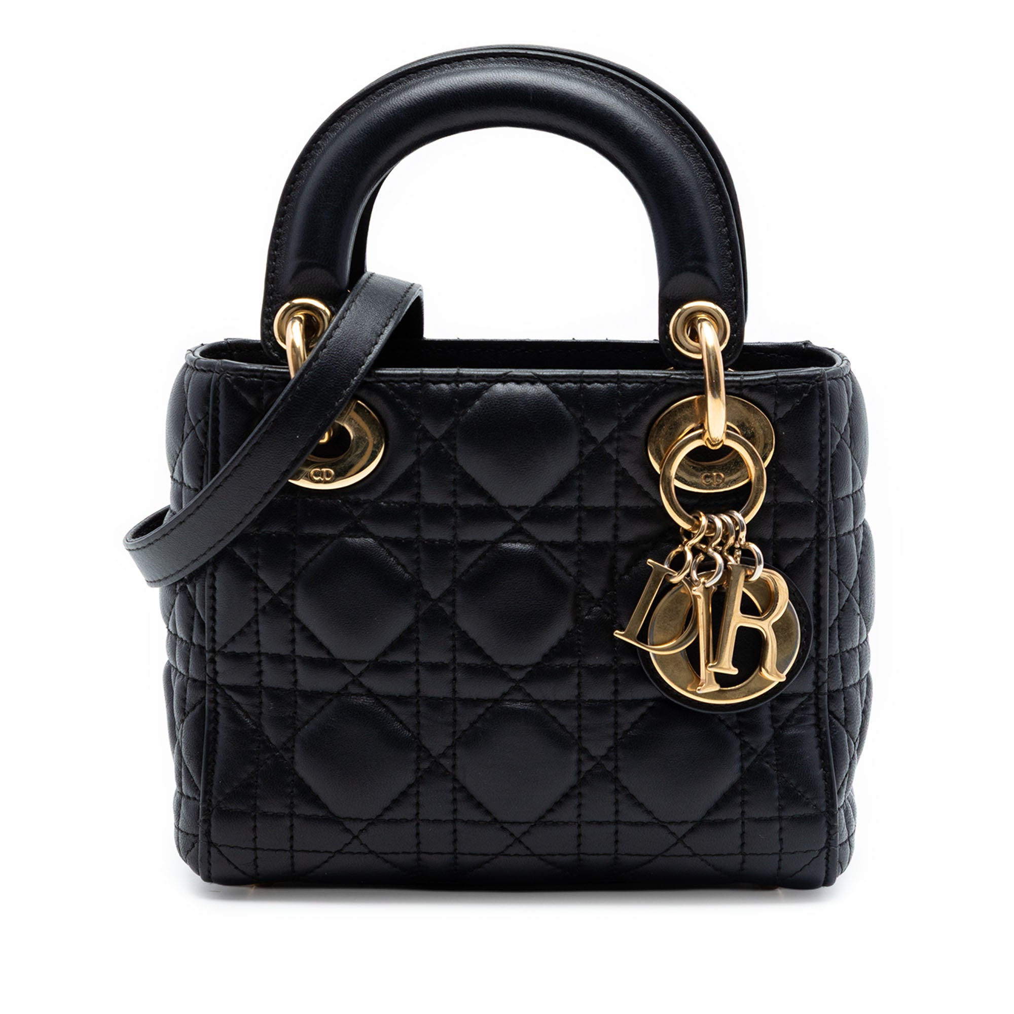 Mini Lambskin Cannage Lady Dior - Image 1