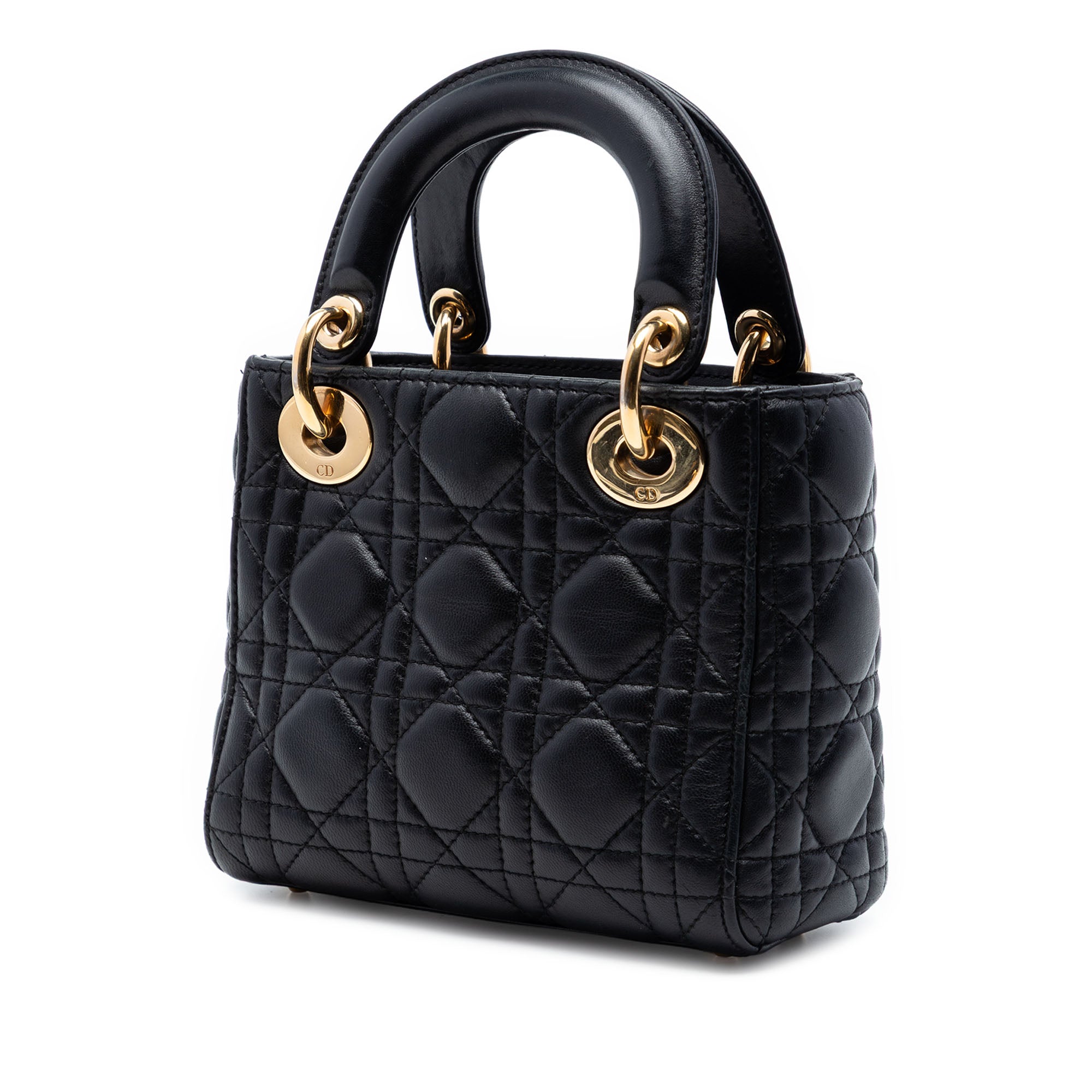 Mini Lambskin Cannage Lady Dior - Image 2