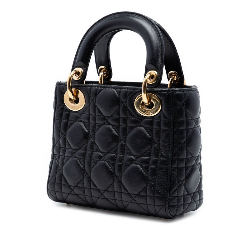 Mini Lambskin Cannage Lady Dior - Image 2