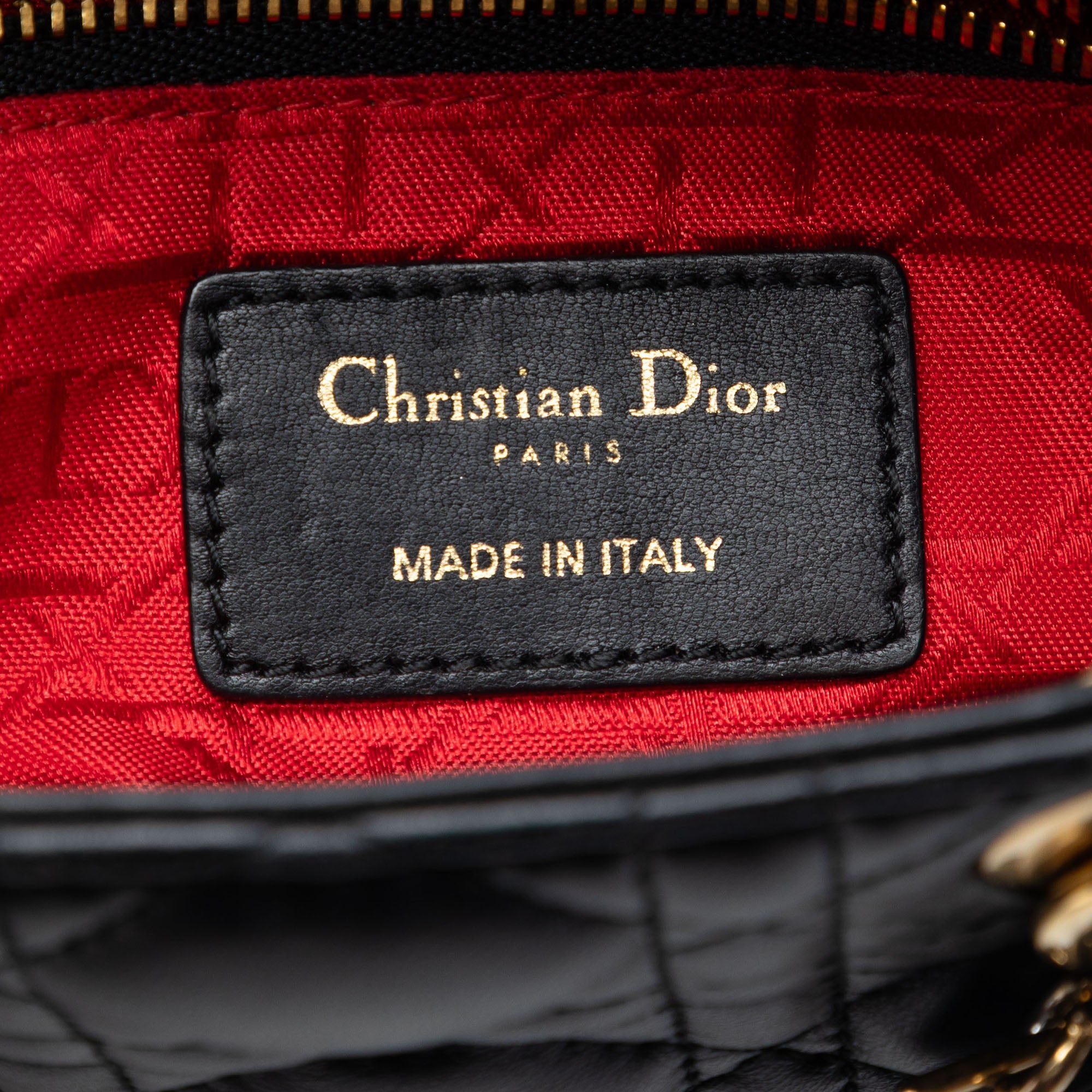 Mini Lambskin Cannage Lady Dior - Image 5