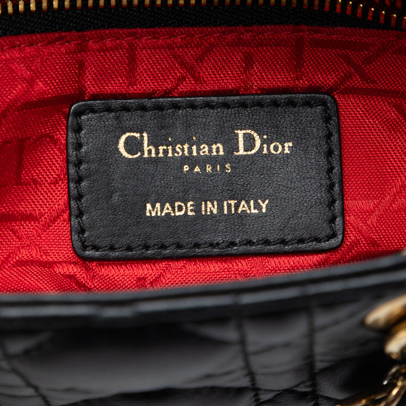 Mini Lambskin Cannage Lady Dior - Image 5