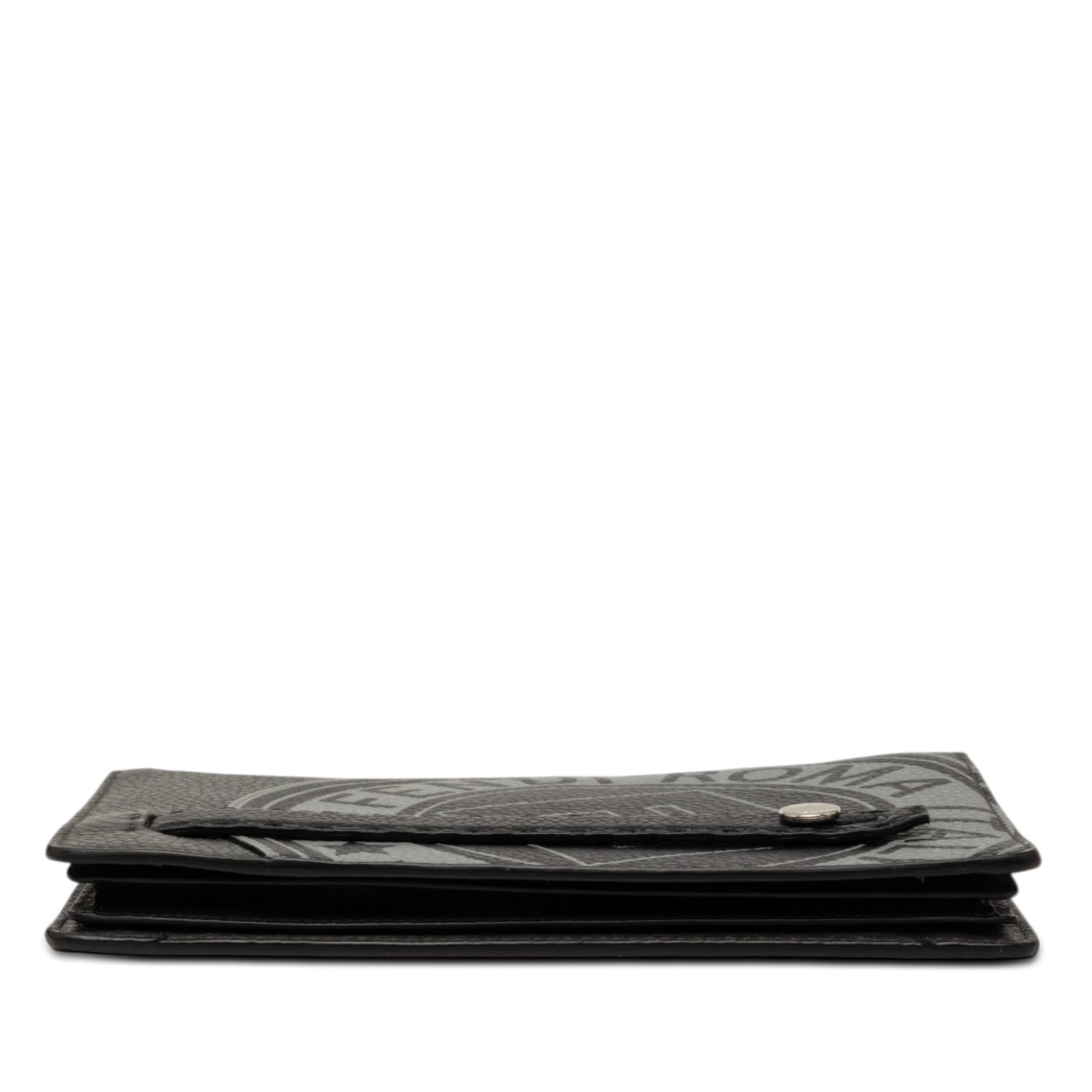 Grained Leather Roma Selleria Zip Clutch - Image 3