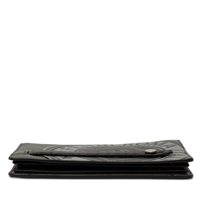 Grained Leather Roma Selleria Zip Clutch - Image 3