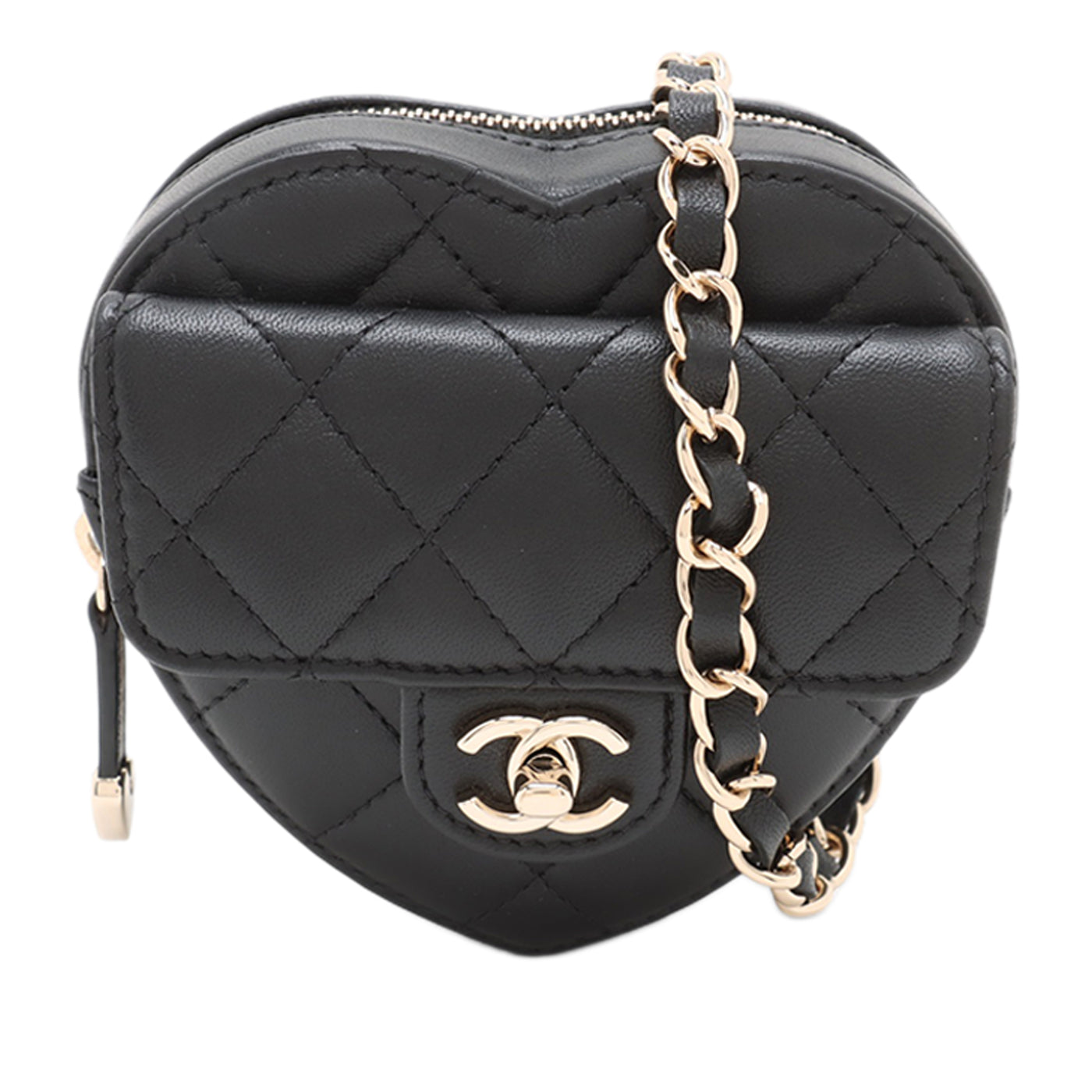 Mini Lambskin CC in Love Heart Belt Bag - Image 1