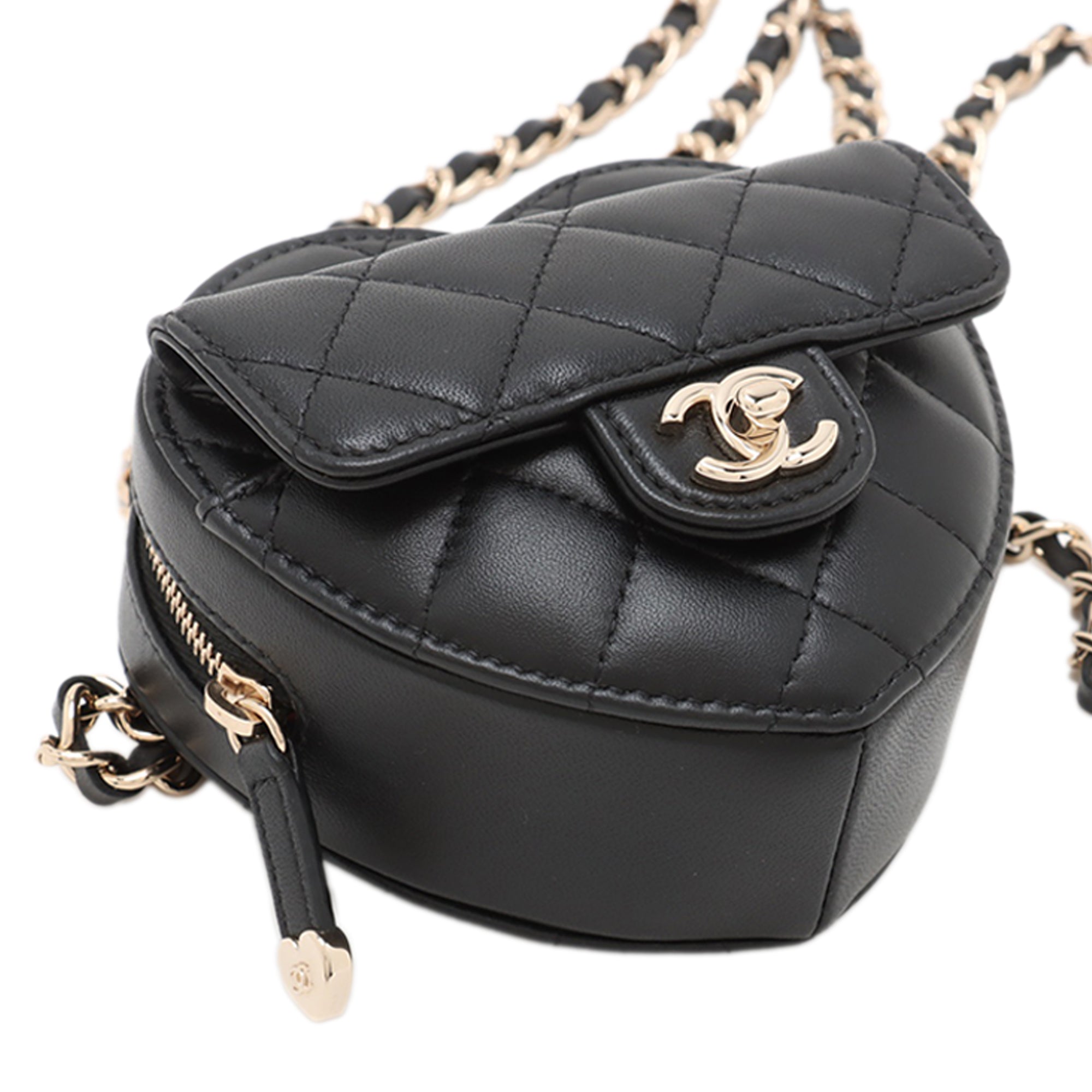 Mini Lambskin CC in Love Heart Belt Bag - Image 2