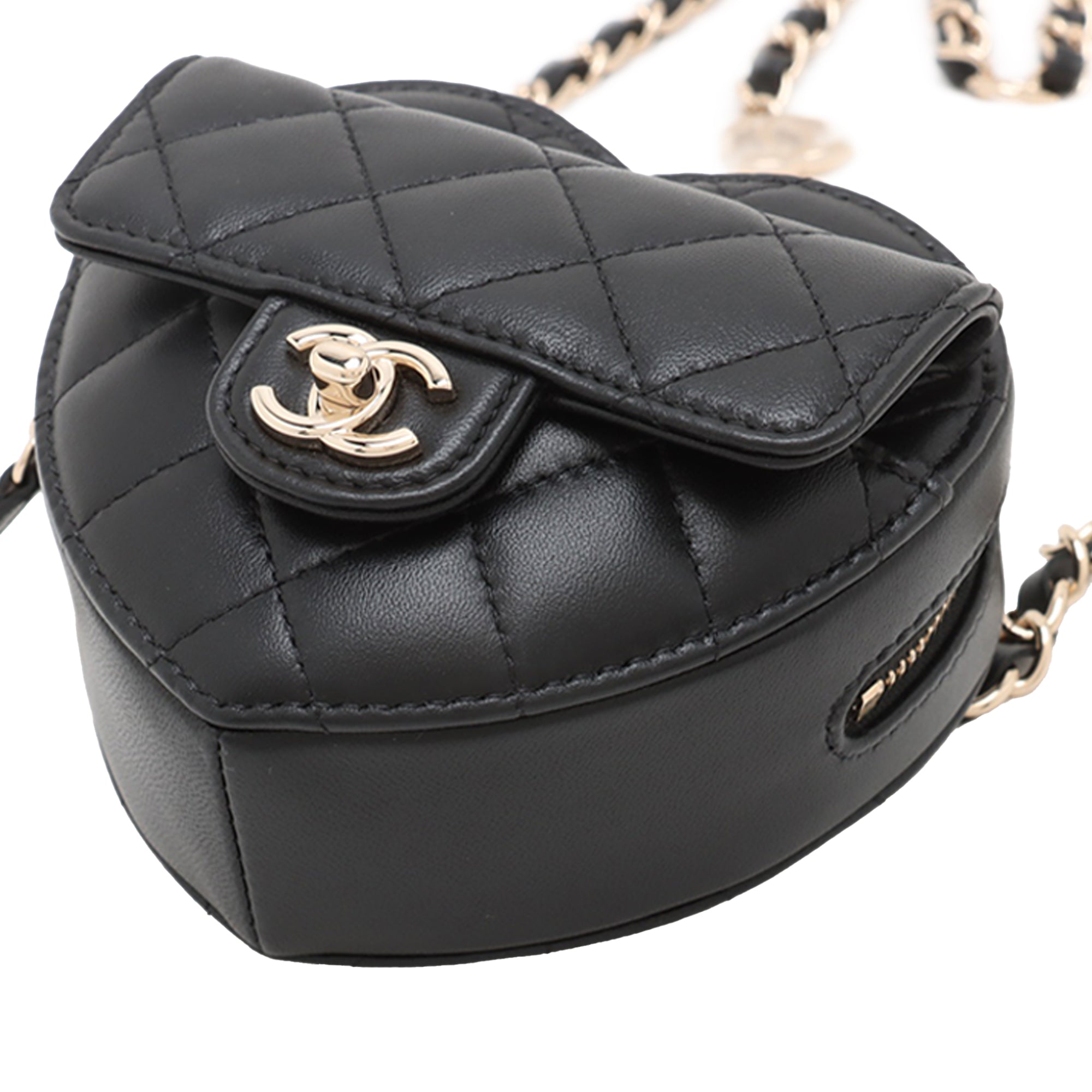 Mini Lambskin CC in Love Heart Belt Bag - Image 3