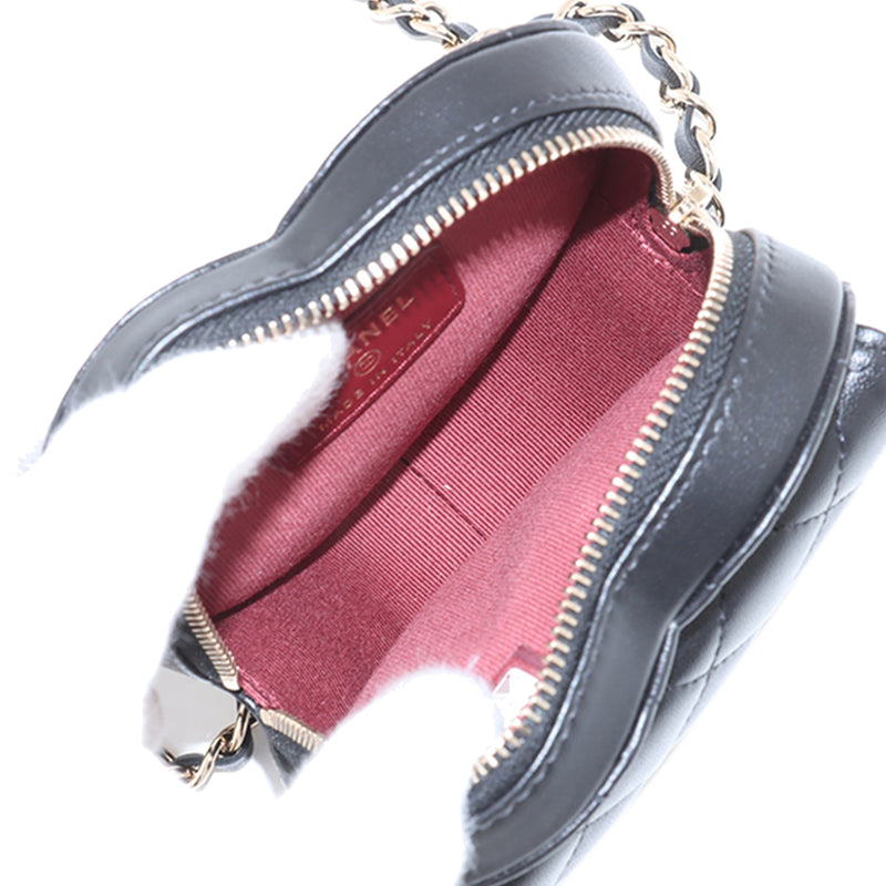 Mini Lambskin CC in Love Heart Belt Bag - Image 5