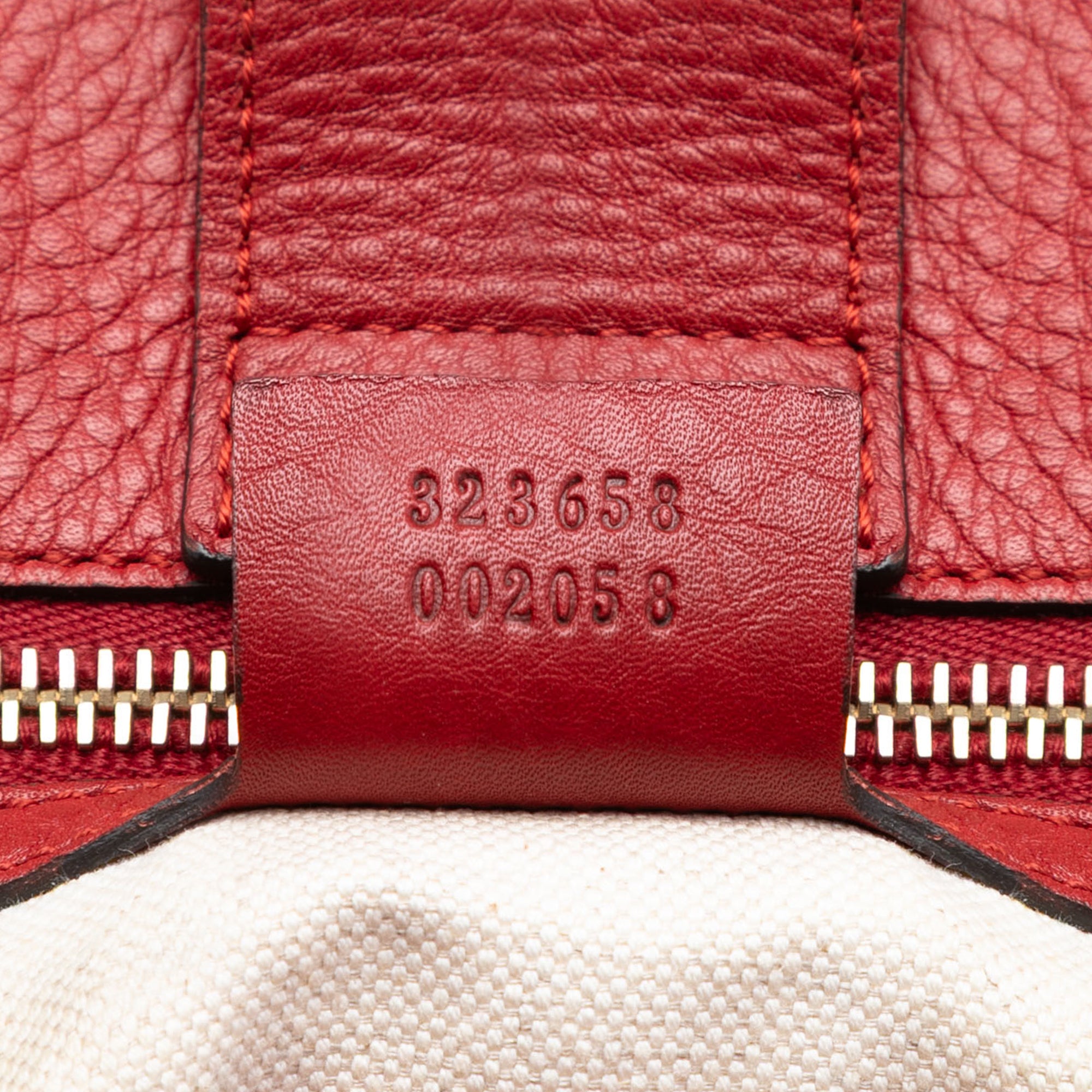 Large Calfskin Bamboo Shopper Satchel - Image 6