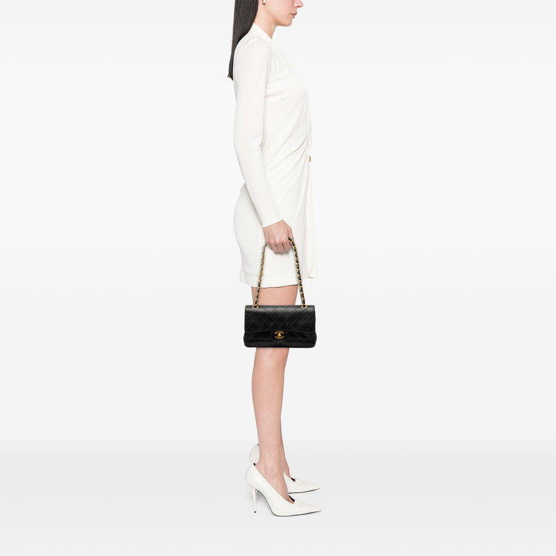 Small Classic Lambskin Double Flap - Image 6